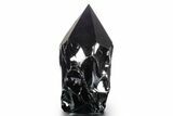Free-Standing Polished Obsidian Point - Mexico #355045-1
